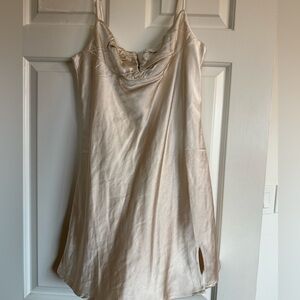 Princess Polly Hewlett Dress in Champagne